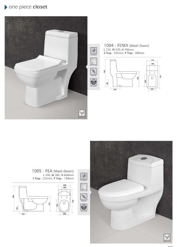 One Piece Toilet 2